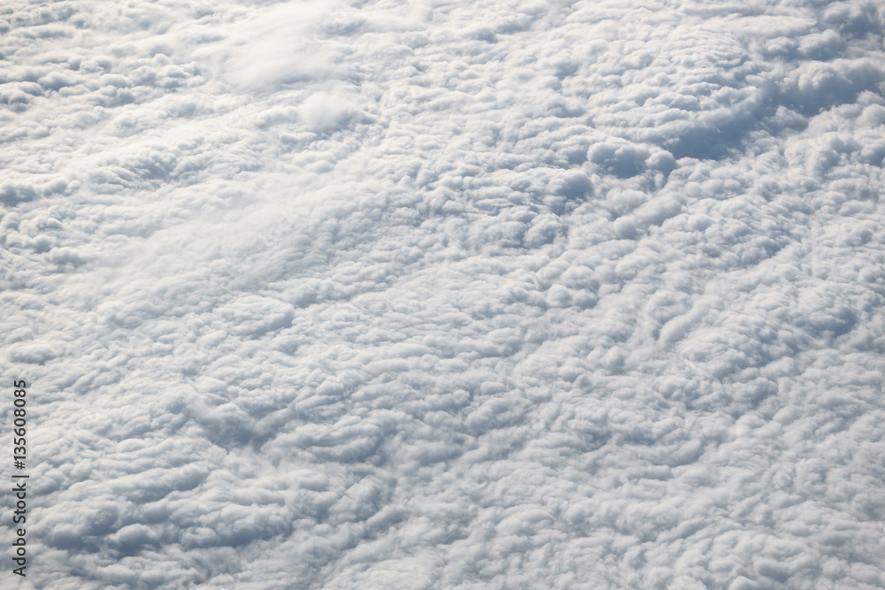 Aerial view of clouds