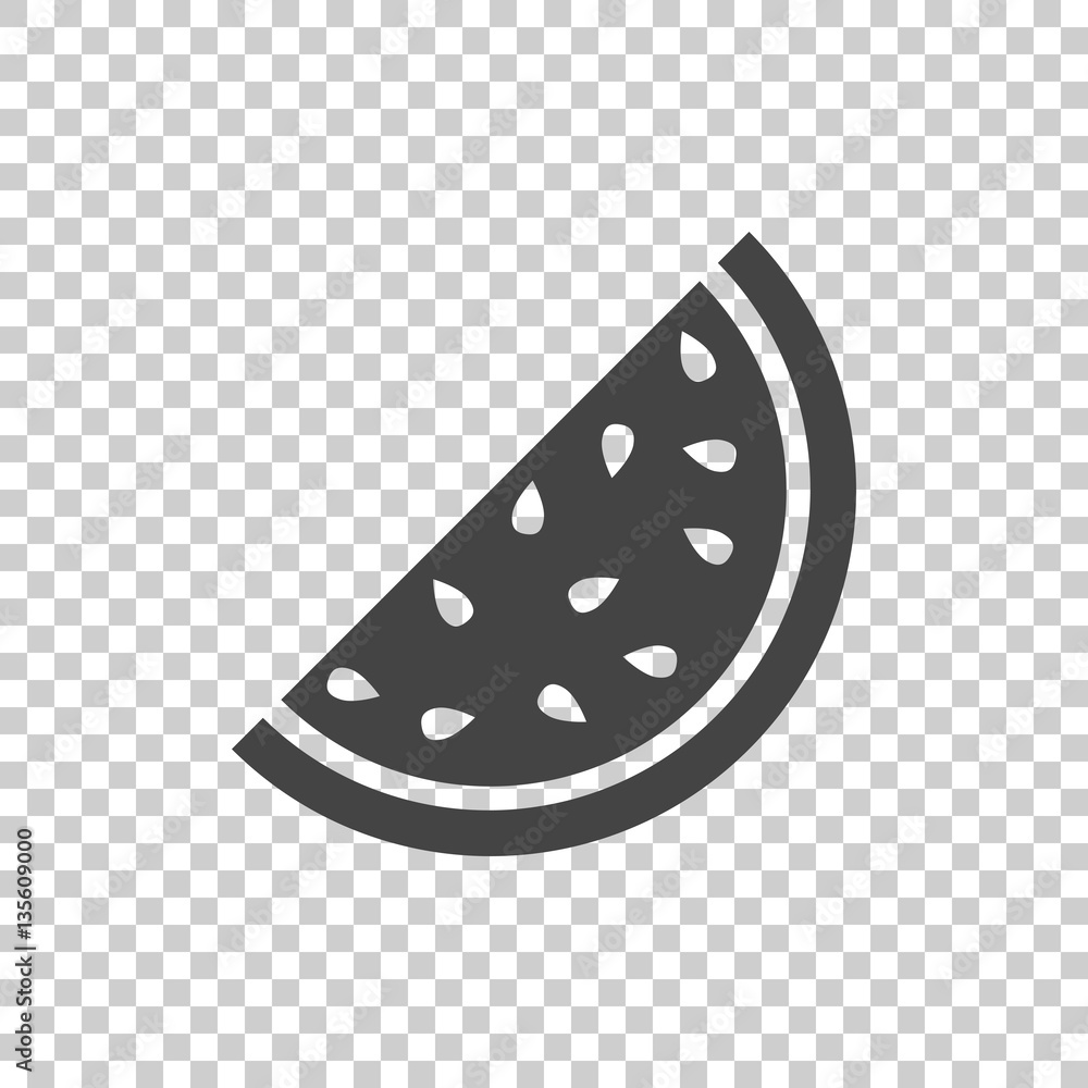 Watermelon icon. Juicy ripe fruit on isolated background Watermelon icon. Juicy ripe fruit on isolated background