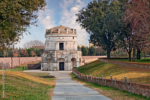 Tela Ravenna, Italy: the mausoleum of Theodoric