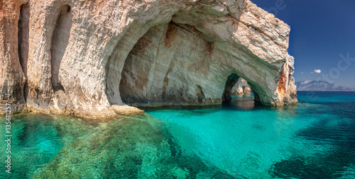 фотография Blue caves on Zakynthos Island Greece