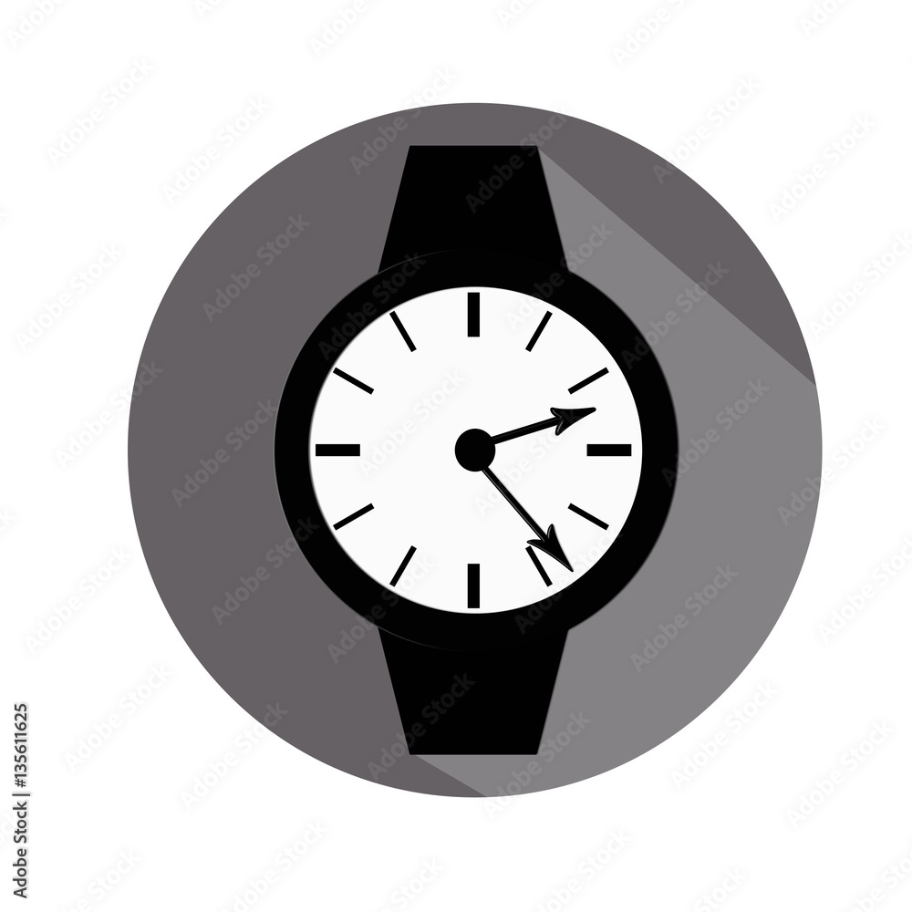 Clock icon , illustration flat design . black clock , Clock icon , illustration flat design . black clock ,