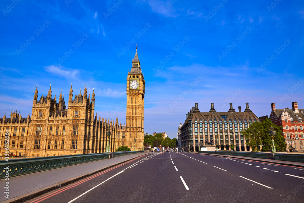 Big Ben Clock Tower in London England