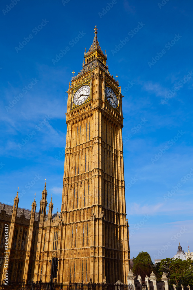 Big Ben Clock Tower in London England Big Ben Clock Tower in London England