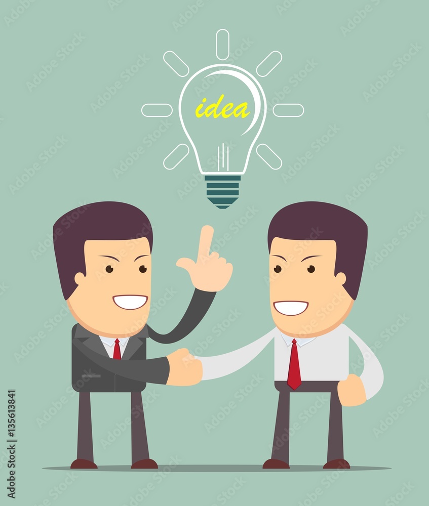 Business idea concept. Business idea concept.