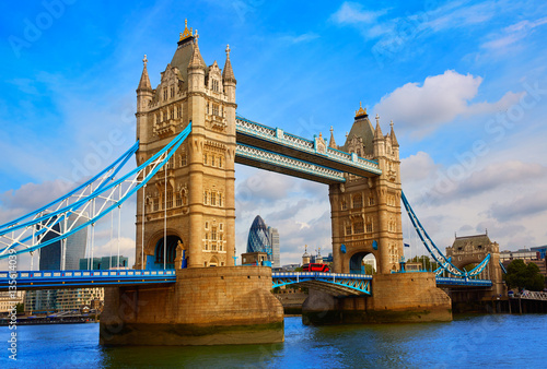 Photography London Tower Bridge sunset on Thames river