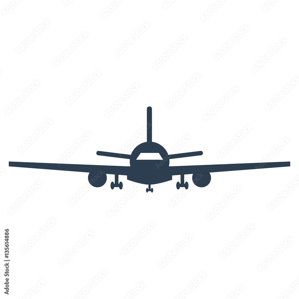 airplane Icon on white background. Vector illustration airplane Icon on white background. Vector illustration