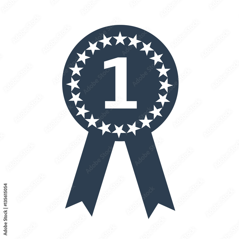 Winner Icon on white background. Vector illustration Winner Icon on white background. Vector illustration