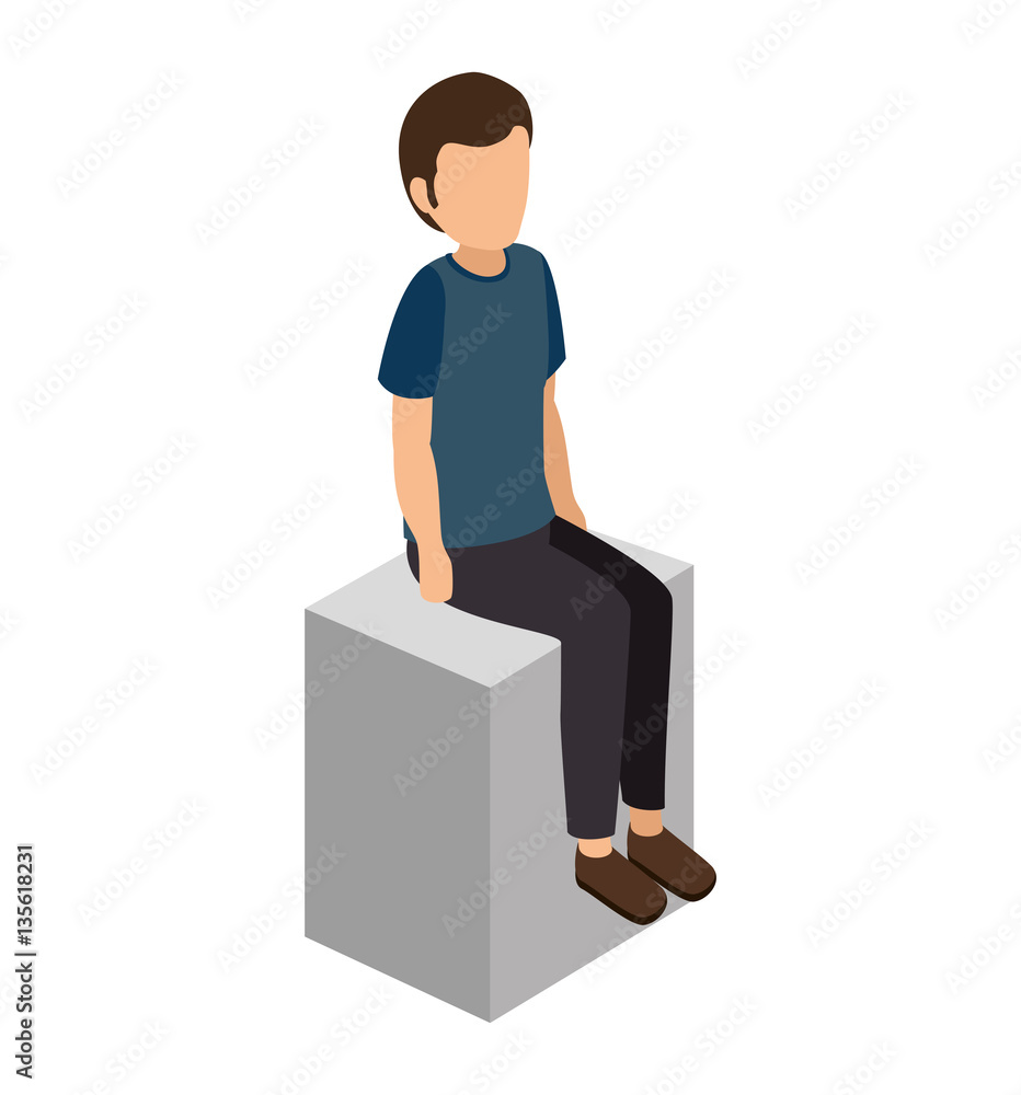 young man lifestyle avatar vector illustration design young man lifestyle avatar vector illustration design