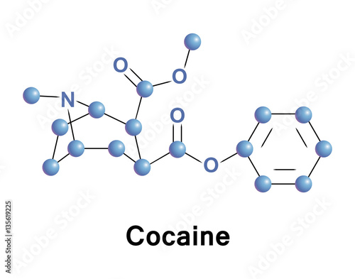 Cocaine is a strong stimulant used as a recreational drug. It is addictive due to the reward pathway in the brain. It acts by inhibiting the reuptake of serotonin, norepinephrine, and dopamine. 