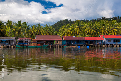 Floatting village, Cambodia, Tonle Sap, Koh Rong island. Floatin © svitlychnaja