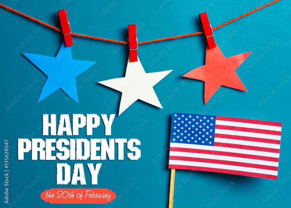 Happy Presidents Day card - American Holidays 