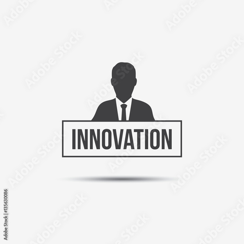 Businessman & Innovation Label