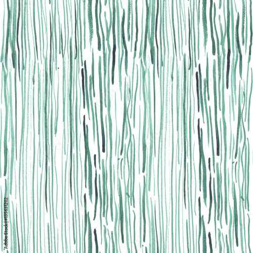 Hand drawn seamless watercolor pattern with seaweed for textile, ceramics, fabric, print, cards, wrapping