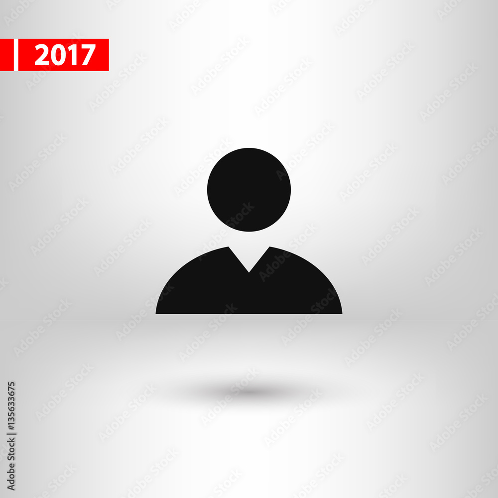 Business man icon, vector illustration. Flat design style Business man icon, vector illustration. Flat design style
