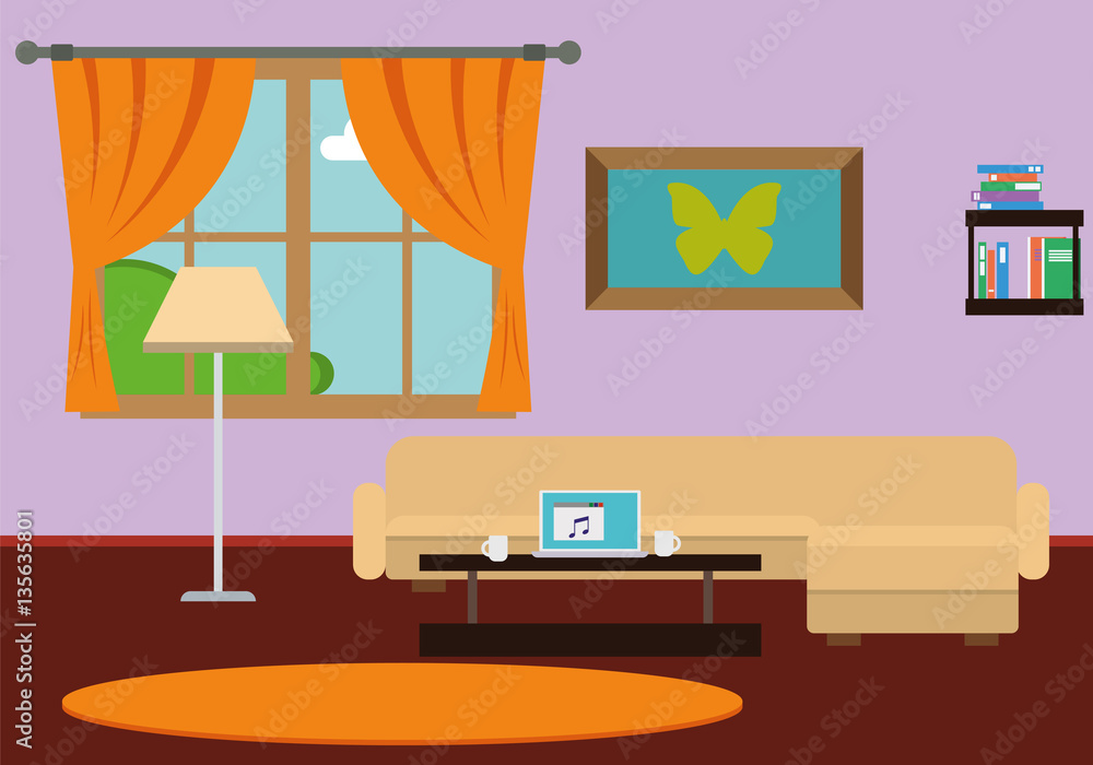 Stylish Comfortable Room Interior Stylish Comfortable Room Interior