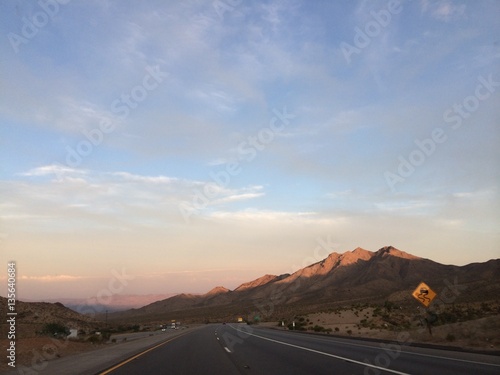 Road at sunset © Scott