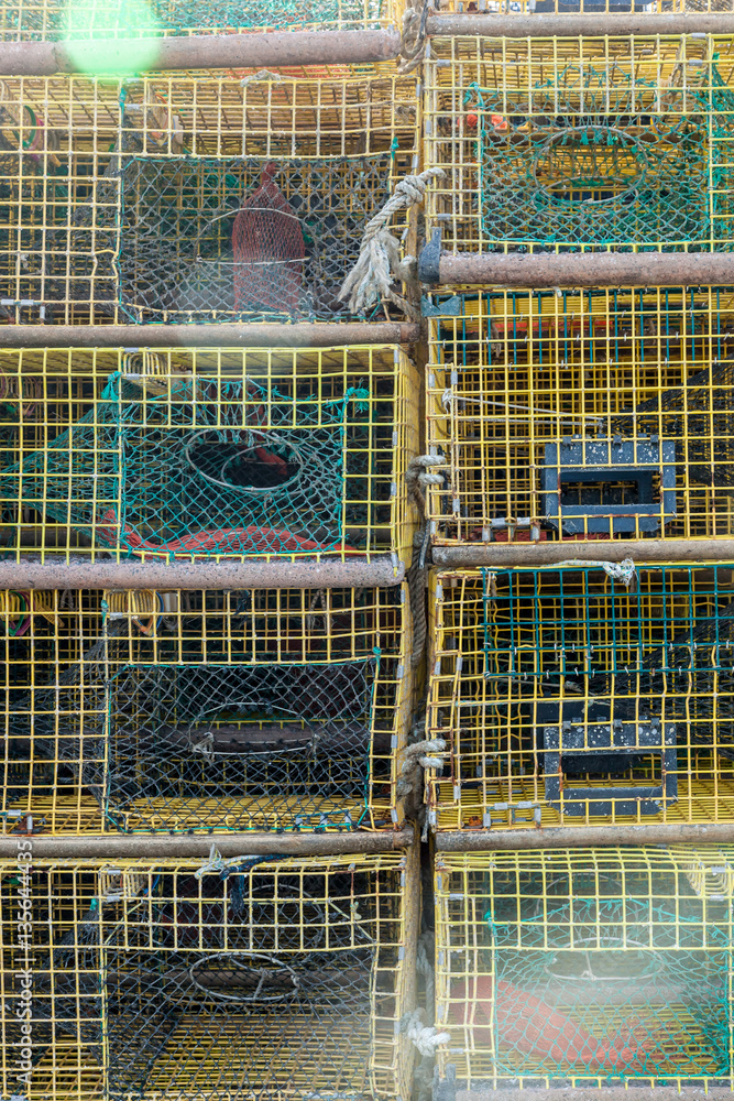 Lobster Pots Stacked