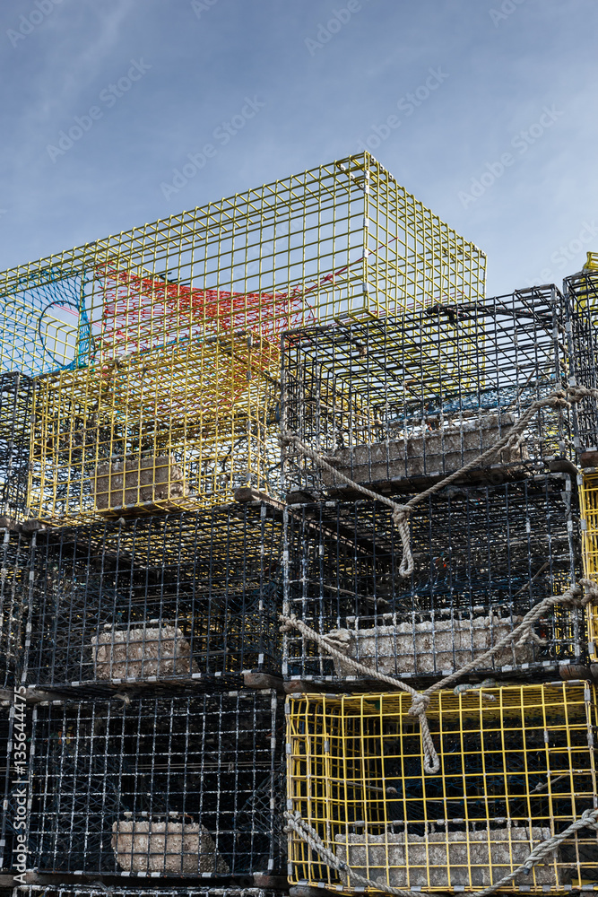 Lobster Pots Stacked