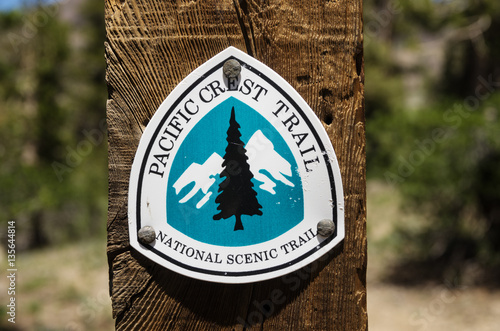 Pacific Crest Trail Sign photo