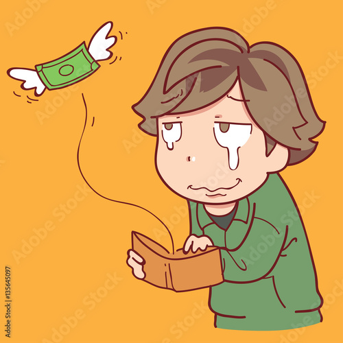 Εκτύπωση καμβά Penniless boy
