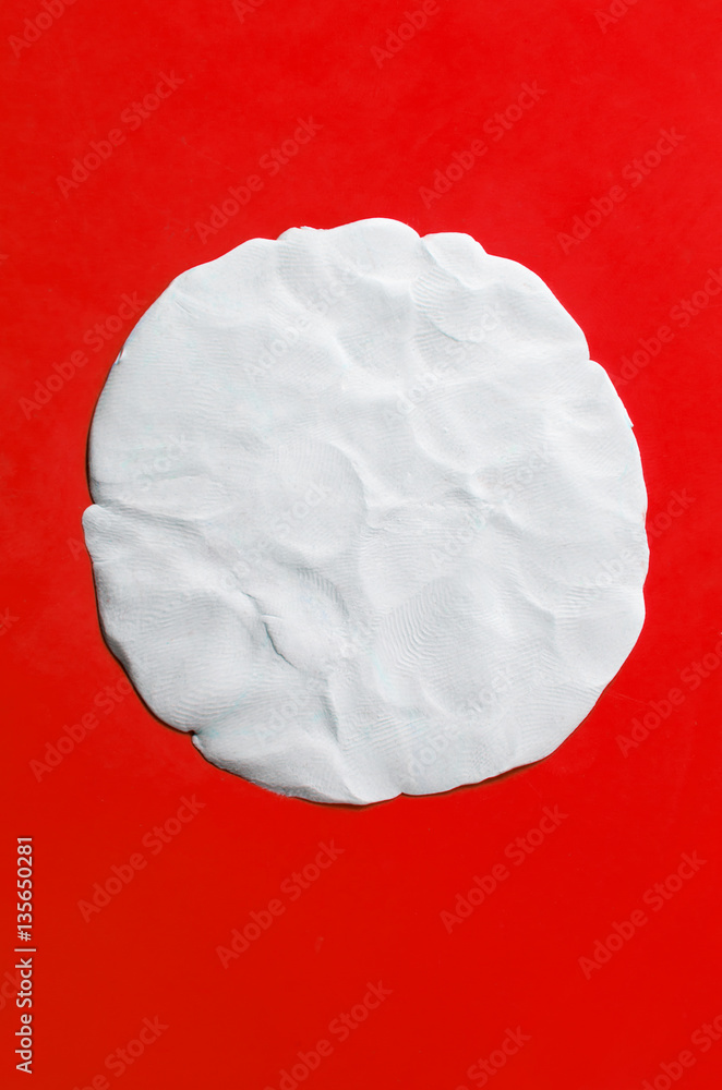 plasticine texture isolated on red background plasticine texture isolated on red background