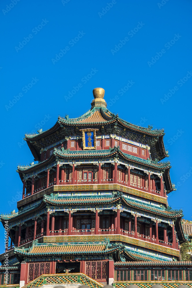 Pavilion of the Fragrance of Buddha in Summer Palace, Beijing Pavilion of the Fragrance of Buddha in Summer Palace, Beijing