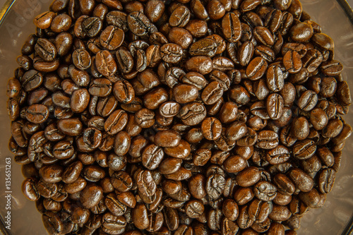 coffee beans background © KULLAWAT