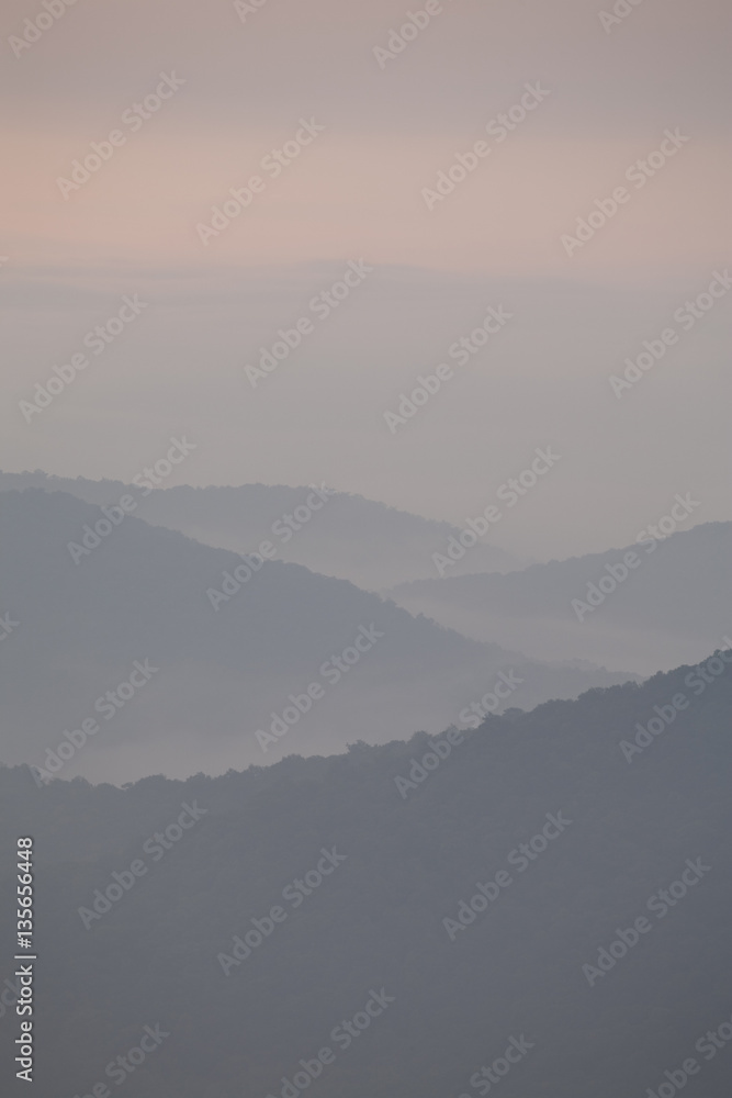 Morning View from Blue Ridge Parkway