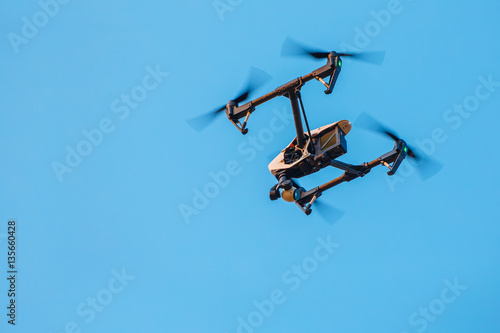 UAV Drone  With a Camera in the Sky