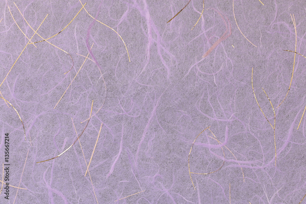 Fototapeta premium Japanese purple gold paper texture background