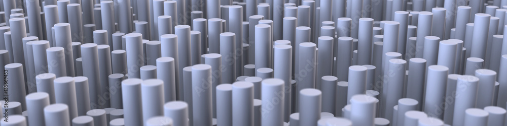 3D Illustration Abstract Cylinder Background 2 3D Illustration Abstract Cylinder Background 2