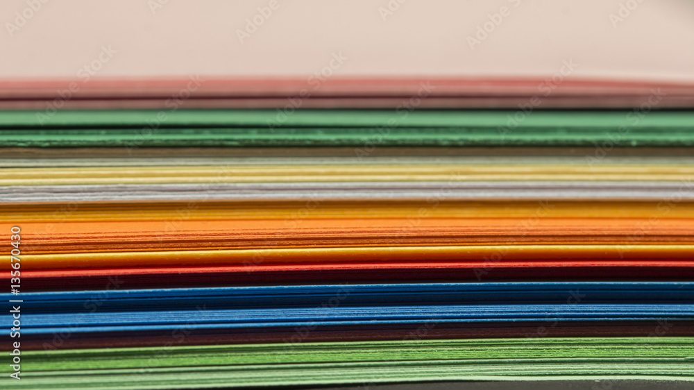 Colorful paper shapes with paper background Colorful paper shapes with paper background