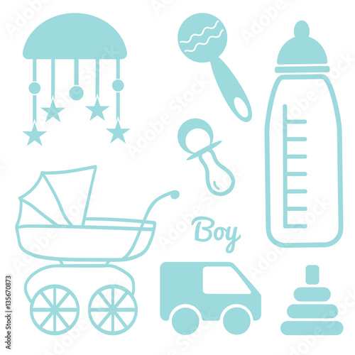 Baby and Newborn Set for a Boy