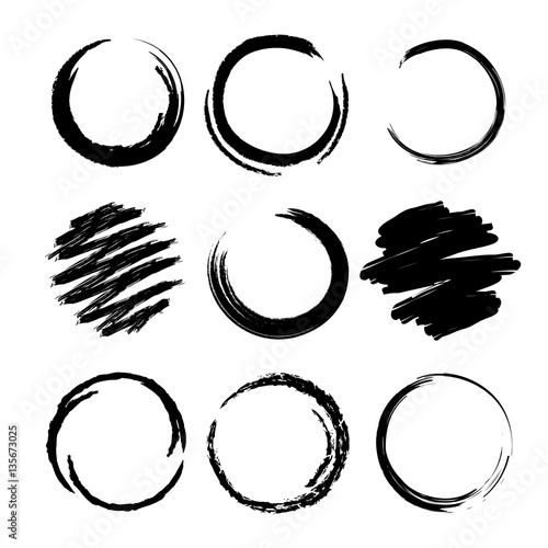 cirlce elemets, logos, icons