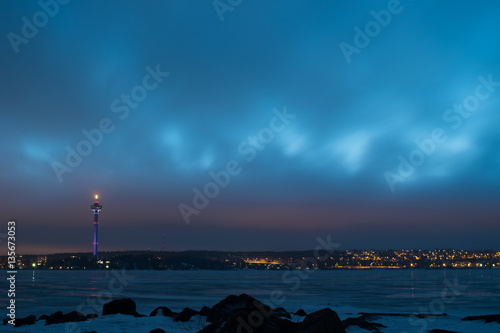 Tampere as seen from Näsijärvi