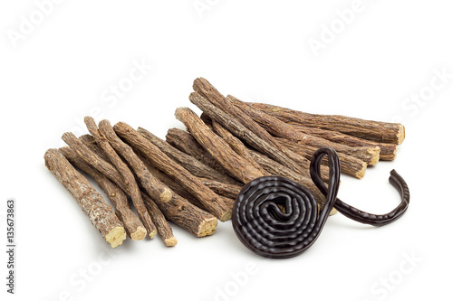 Licorice roots and wheel