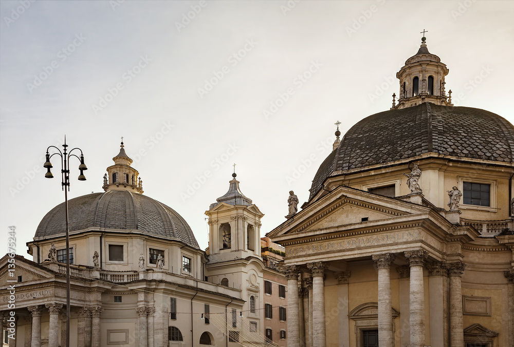 Piazza del Popolo churches