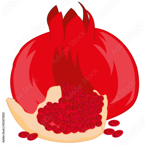 Tropical fruit garnet