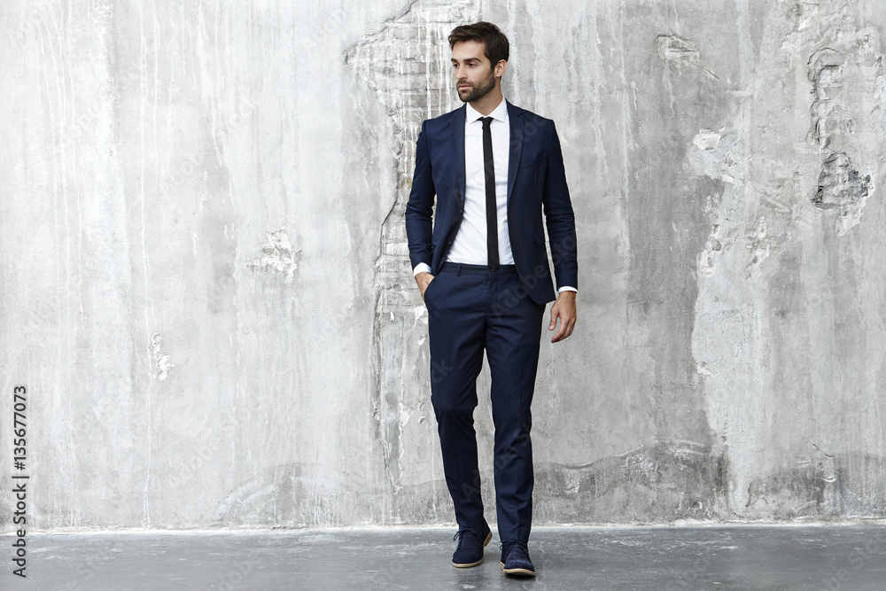 Cool suit guy in studio Cool suit guy in studio