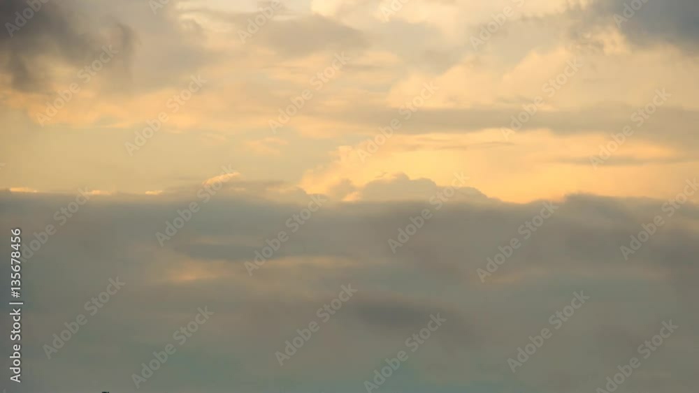 Amazing big clouds fast motion in sunset timelapse HD Amazing big clouds fast motion in sunset timelapse HD