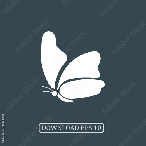 Butterfly icon vector