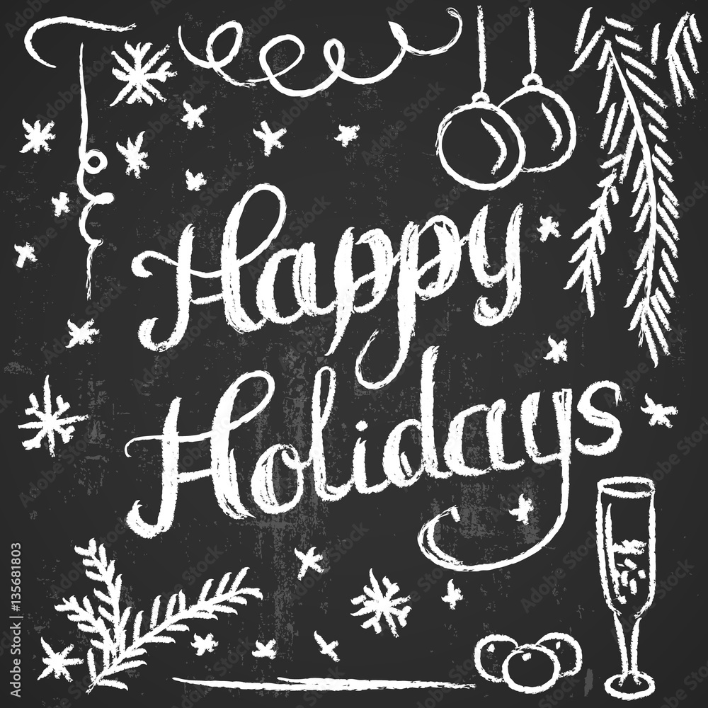 calligraphy, merry christmas and happy new year calligraphy, merry christmas and happy new year