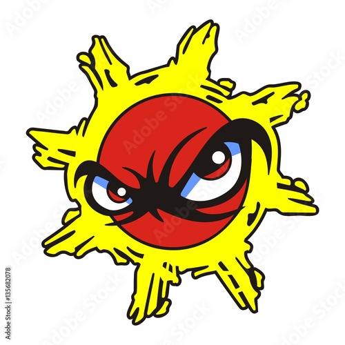 Angry Eye In Hot Sun