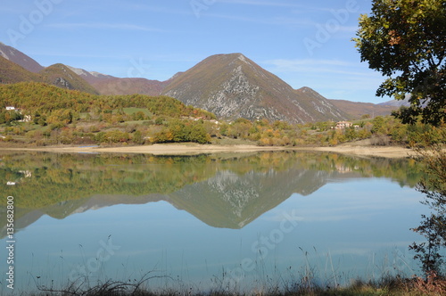 Mountaind during the autumn photo