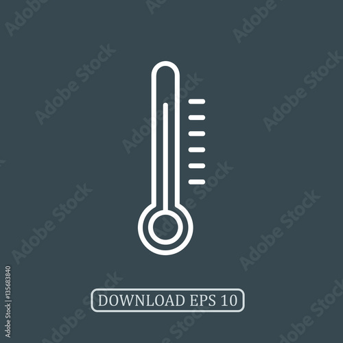 Thermomemeter icon vector