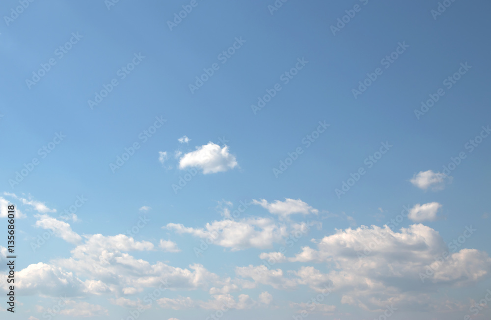 blue sky with clouds can use background.