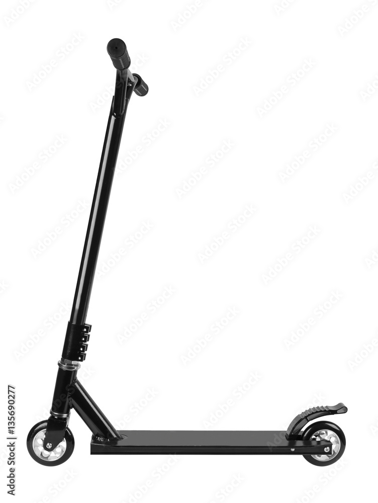 metal scooter isolated metal scooter isolated