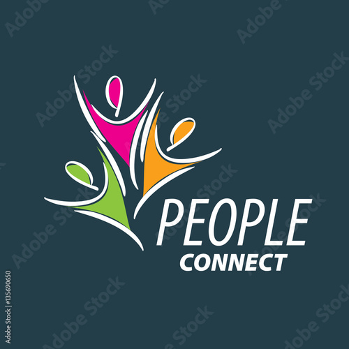 vector logo people