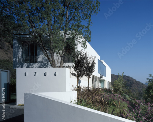 Exterior of a house in California, USA photo