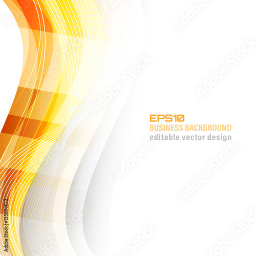 Abstract wavy business vector background or banner.